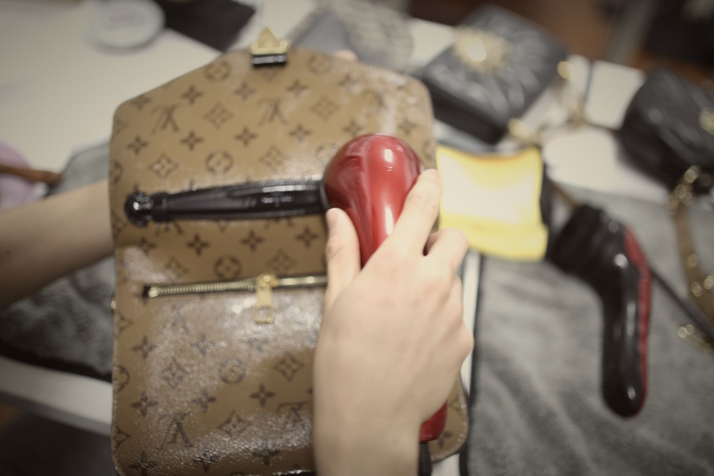 Restoring a Louis Vuitton bag