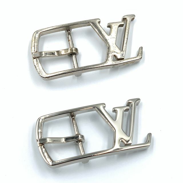 Saint Laurent buckle: silver re-plated