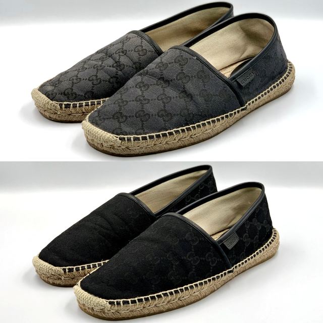 Gucci espadrilles: cleaned and re-dyed