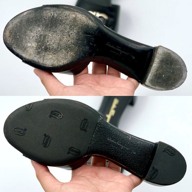 Ferragamo heels: Vibram sole protector